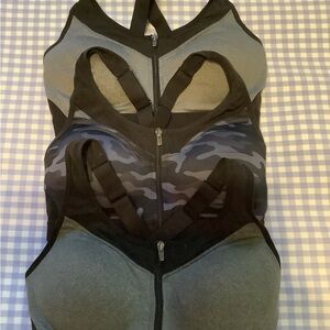 Avia Sports Bras in Black and Gray